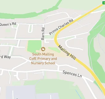 map for South Malling CofE Primary and Nursery School