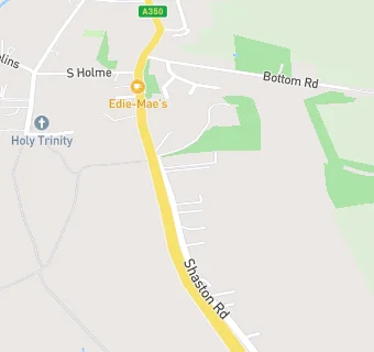 map for Stourpaine Village Stores at the White Horse Inn