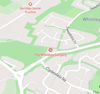 map for Whiteley Surgery