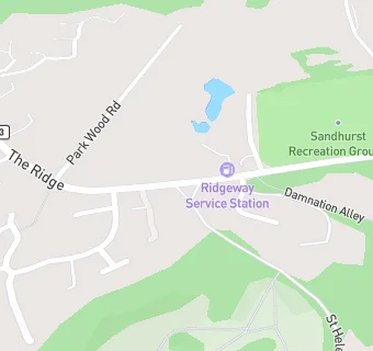 map for Ridgeway Service Station