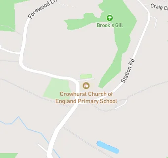 map for Crowhurst CofE Primary School