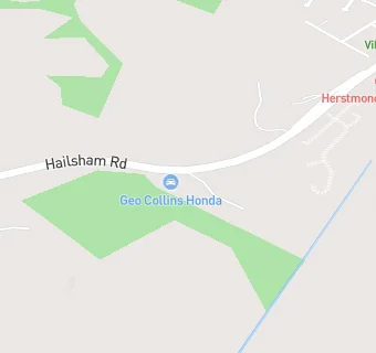 map for Herstmonceux Service Station