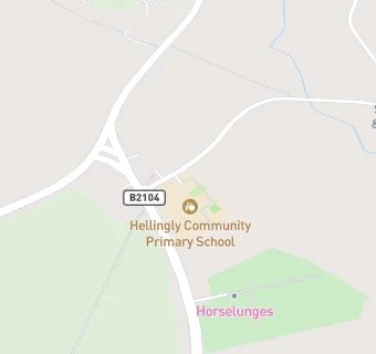 map for Hellingly Community Primary School