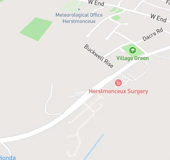 map for Herstmonceux Integrative Health Centre