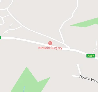 map for Ninfield Surgery