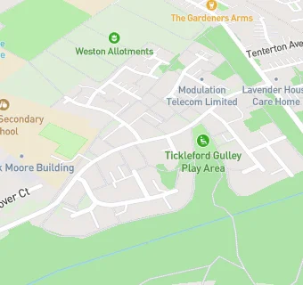 map for Weston Secondary School