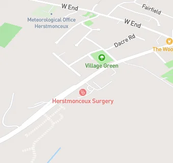 map for Herstmonceux Integrative Health Centre