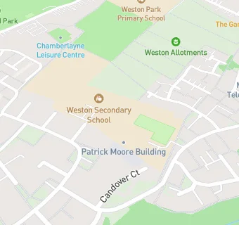 map for Weston Secondary School