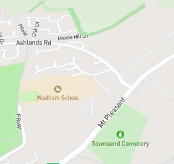 map for Wadham School