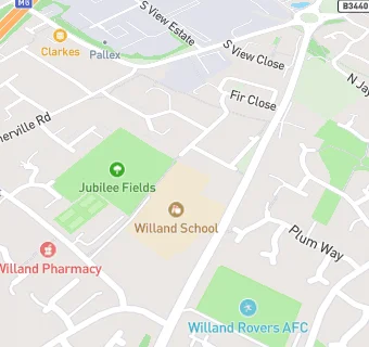 map for Willand School