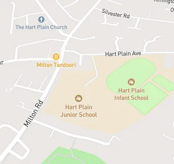 map for Hart Plain Junior School