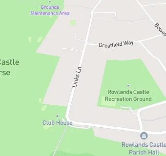 map for Rowlands Castle Golf Club