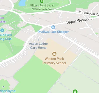 map for Weston Park Primary School