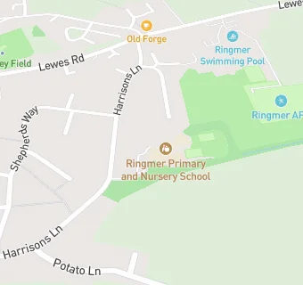 map for Ringmer Primary and Nursery School