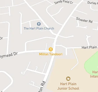 map for Milton Tandoori