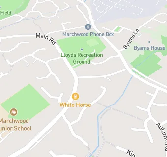 map for THE WHITE HORSE