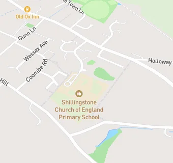 map for Shillingstone Church of England Voluntary Aided Primary School