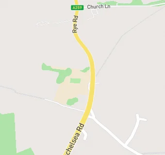 map for Guestling Bradshaw Church of England Primary School