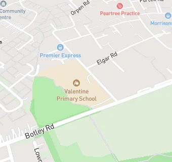 map for Dolce Ltd At Valentine Primary School