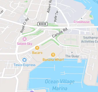 map for Banana Wharf