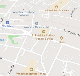 map for Woolston Lodge Surgery