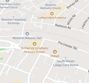 map for St Patricks Primary School