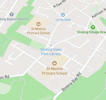 map for St Monica Primary School