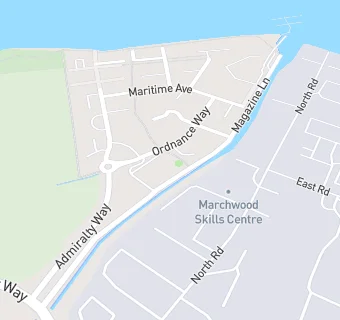 map for MARCHWOOD YACHT CLUB