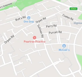 map for The Peartree Practice