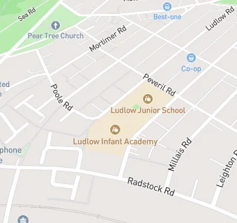 map for Ladybirds Pre School