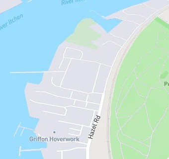 map for Southampton Amateur Rowing Club