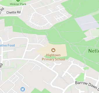 map for Hightown Primary School