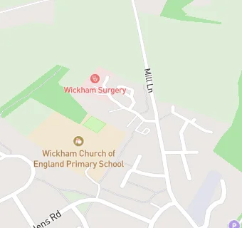 map for Wickham Community Centre