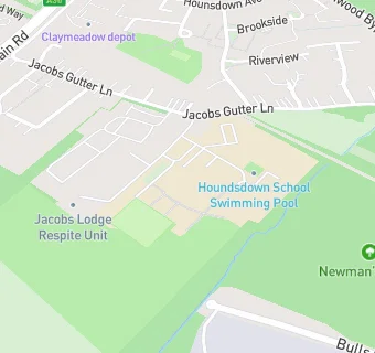 map for Hounsdown School