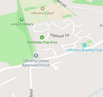 map for Uffculme Bowling Club