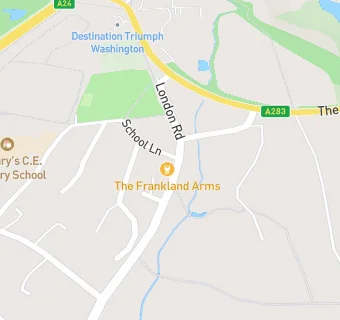 map for Frankland Arms