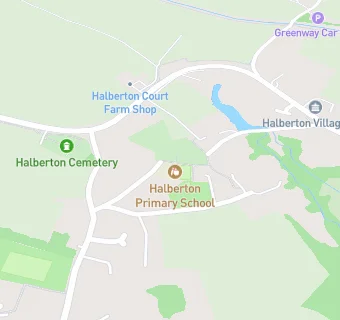 map for Halberton First School