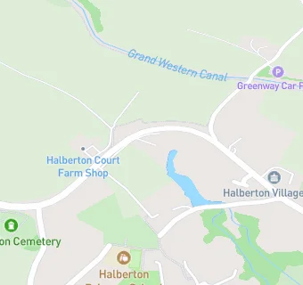 map for Halberton Court Farm Shop and Butchers