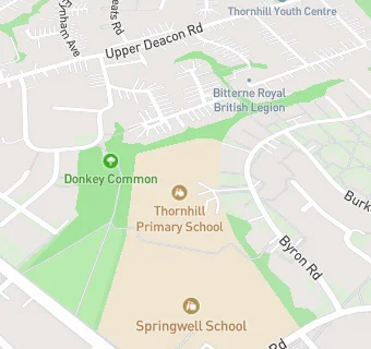 map for Thornhill Infant School