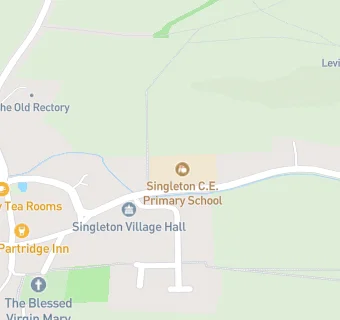 map for Singleton CofE Primary School