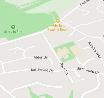 map for Alderholt Branch Surgery