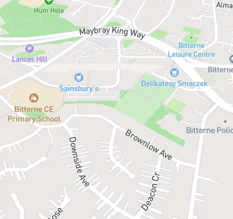 map for Bitterne C of E Junior School (Muskateers After School Club)