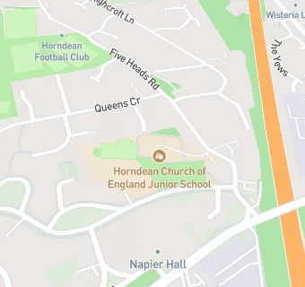 map for Horndean Church of England Junior School