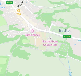 map for Battle Abbey School