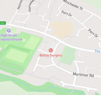 map for Living Well Partnership Botley