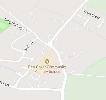 map for East Coker Community Primary School