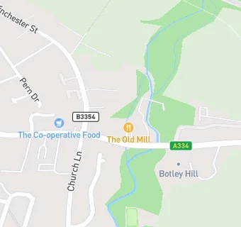 map for BOTLEY BREWERY & HIDDEN TAP