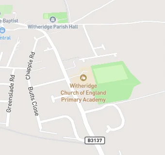 map for Witheridge Church of England Primary Academy