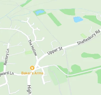 map for Child Okeford Surgery