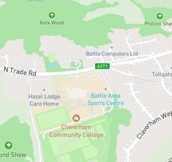 map for Claverham Community College